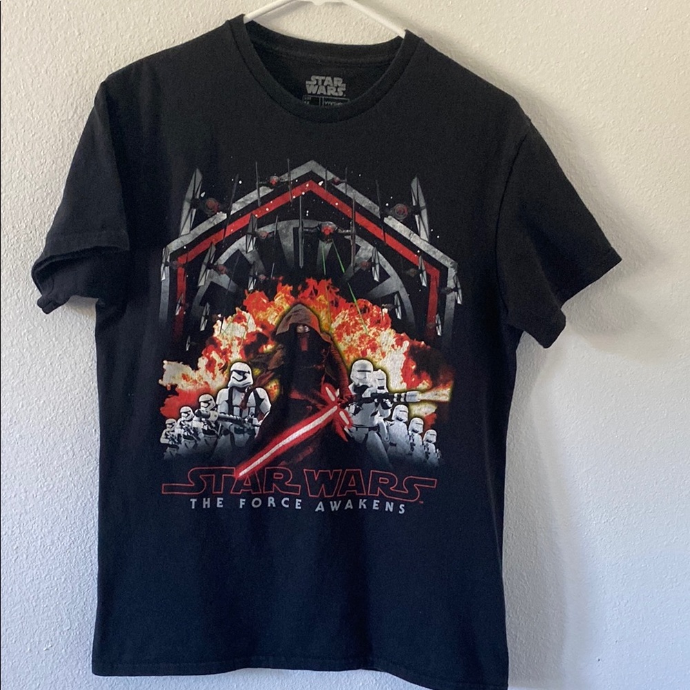 Star Wars The Force Awakens Black  Graphic Tee